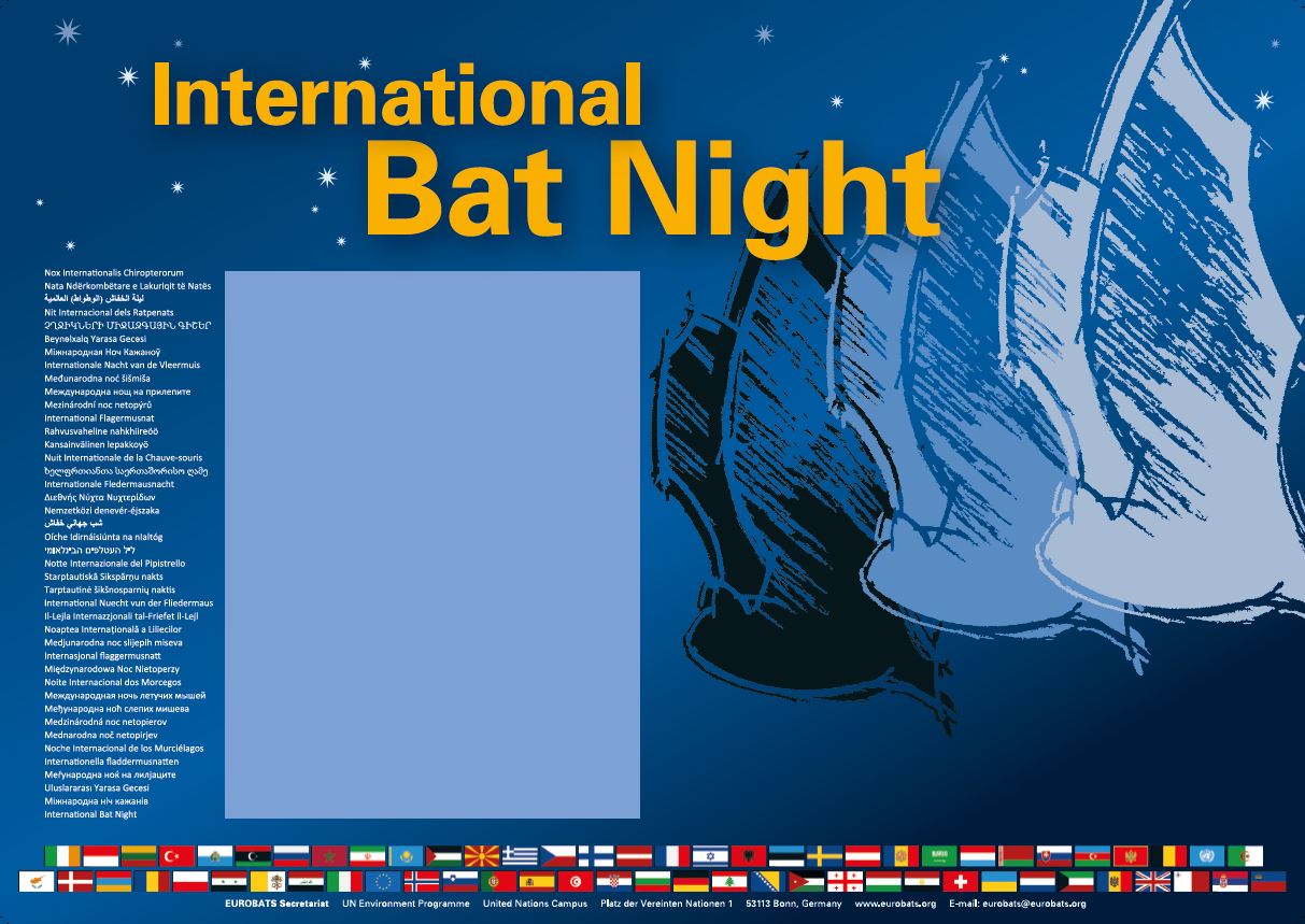 Međunarodna noć šišmiša, UNEP/EUROBATS poster