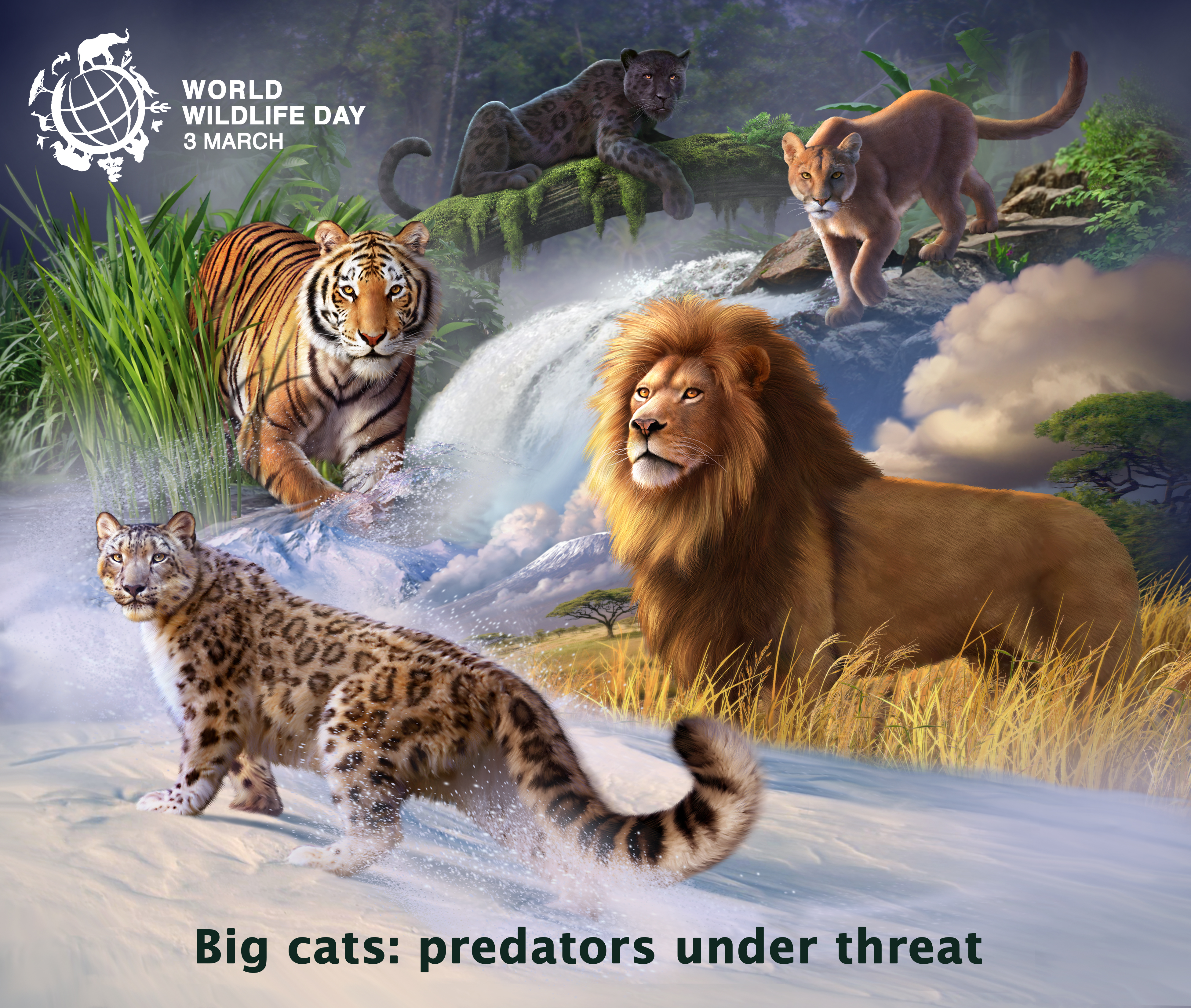 World Wildlife Day - Big cats: Predators under threat