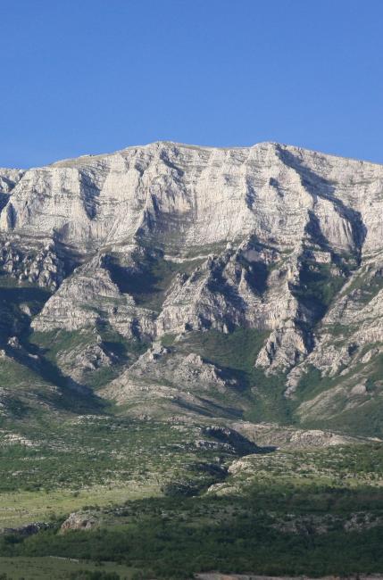 Pogled na Dinaru s Paškog polja, Arhiva ZZOP