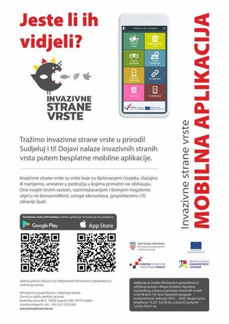 Plakat - Invazivne strane vrste