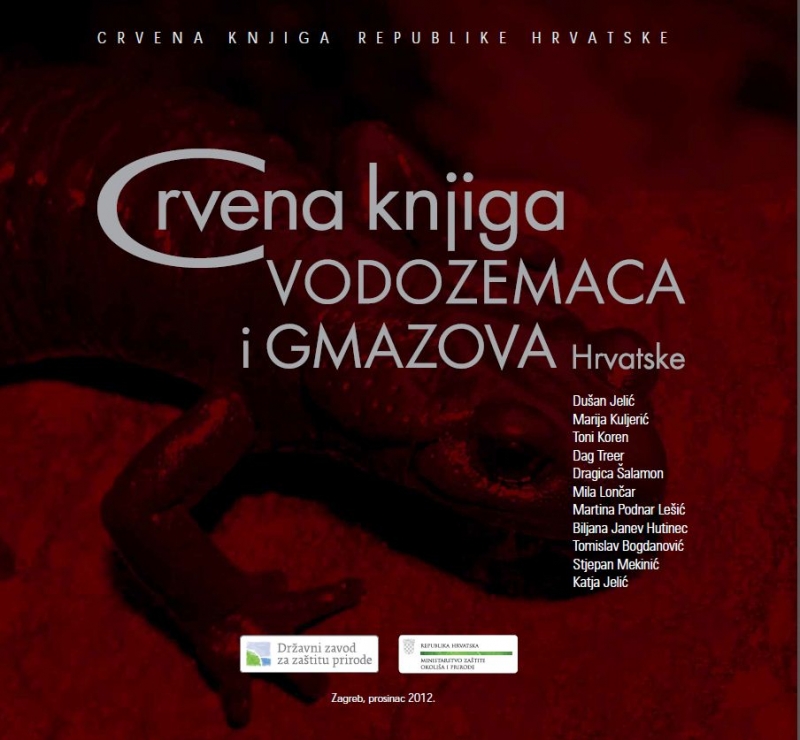 Crvena knjiga vodozemaca i gmazova Hrvatske Crvena knjiga vodozemaca i gmazova Hrvatske