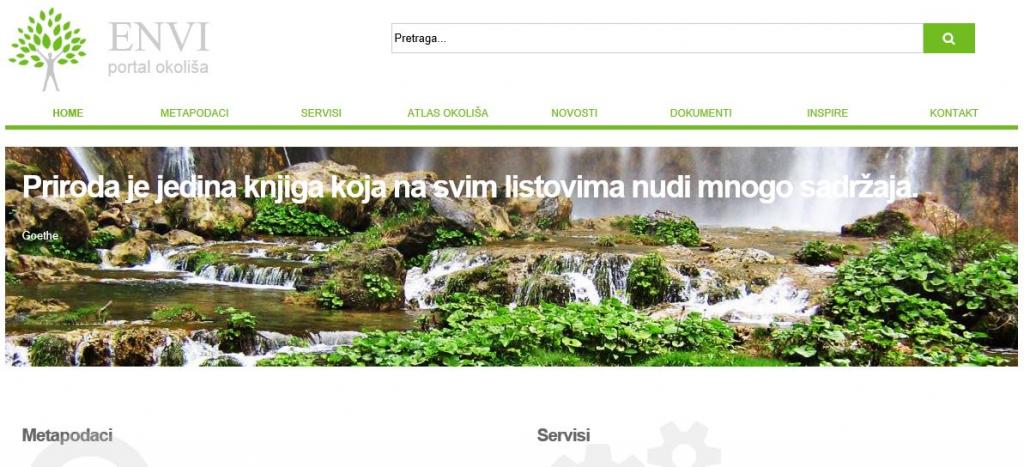 ENVI portal okoliša