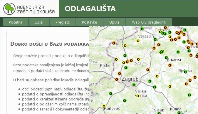 Centralni sustav upravljanja informacijama o odlagalištima