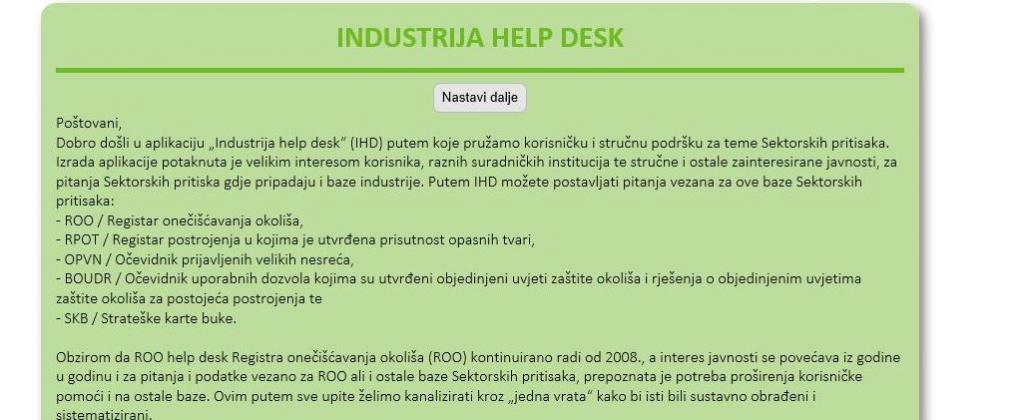 Industrija Helpdesk